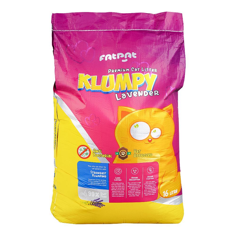 Klumpy litter Lavender 16 L ,